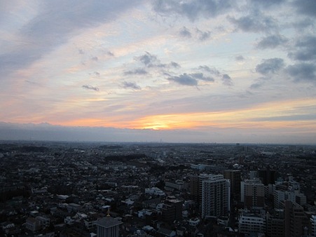 初日の出直前
