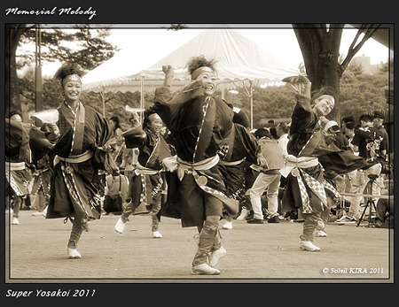 ダンスパフォーマンス集団 迫-HAKU-_17 - 原宿表参道元氣祭 スーパーよさこい 2011