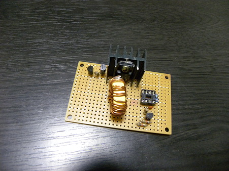 実験用電源装置　MC34063A　　定電圧/定電流