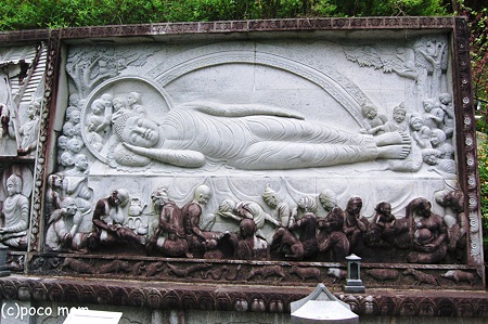 壷阪寺天竺渡来佛伝図レリーフ「釈迦一代記」2012年05月04日_DSC_2378