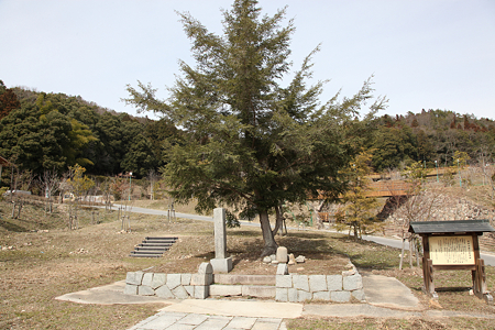 郡山城・毛利元就火葬場跡- 01