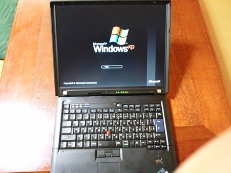 画面異常なThinkPadR60 その2