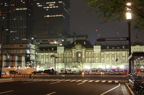 深夜の東京駅 写真共有サイト フォト蔵