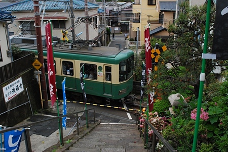 満福寺から江ノ電