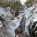 蜘蛛滝の氷瀑